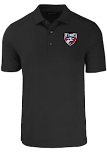 Cutter and Buck FC Dallas Black Forge Eco Stretch Big and Tall Polo