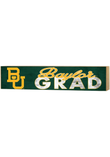 KH Sports Fan Baylor Bears 3x13 Block Sign Grad Sign - Green