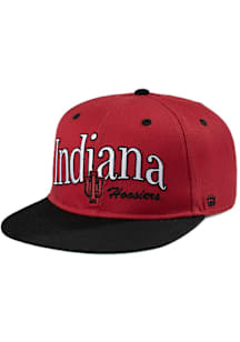 Indiana Hoosiers Homefield Wordmark Arch Mens Snapback - Crimson
