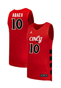 Shon Abaev  Nike Cincinnati Bearcats Red NIL Replica Jersey