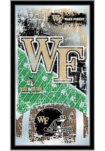 Wake Forest Demon Deacons Football Hanging Back Bar Mirror