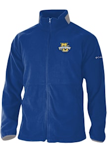 Columbia Marquette Golden Eagles Mens Blue Everest Ridge Medium Weight Jacket