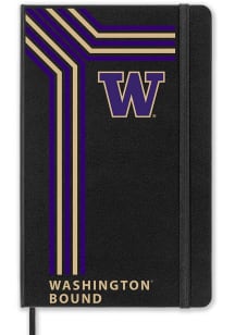Black Washington Huskies School Bound team logo Notebook and Folder