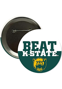 Baylor Bears BEAT Kansas State 3" Button - Green