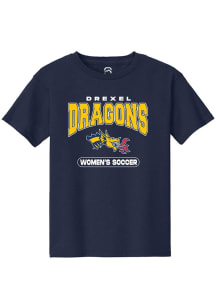 Youth Drexel Dragons Navy Blue Summit Sportswear Womens Soccer Short Sleeve T-Shirt