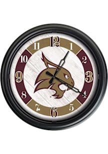Texas State Bobcats Outdoor LED Wall Clock
