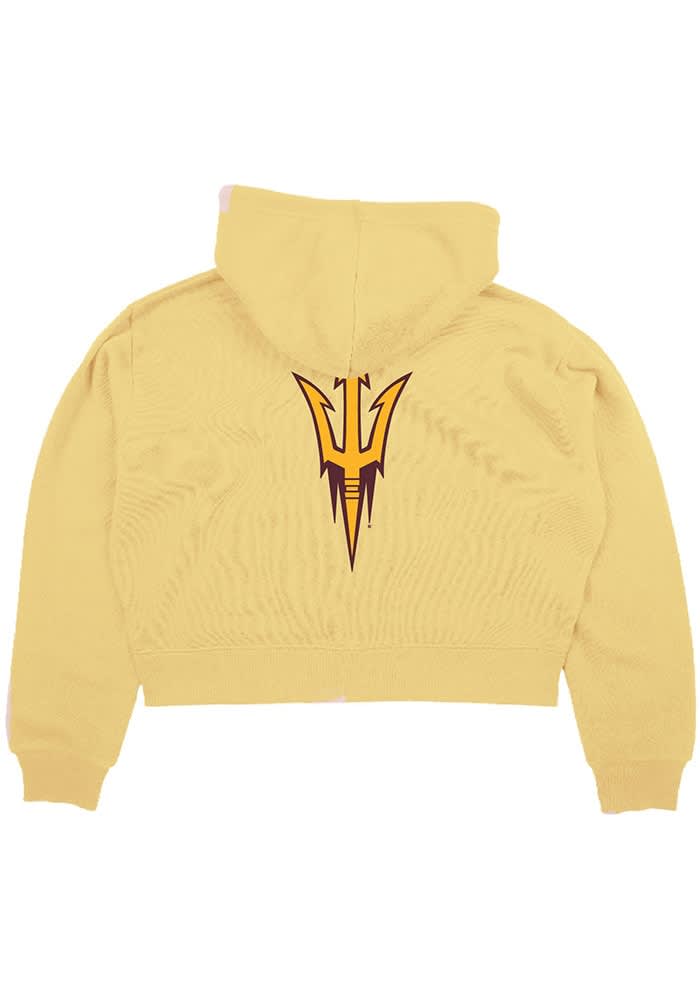 Arizona State Sun Devils Blue 84 Womens LIGHT YELLOW Cloud Fleece
