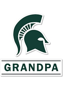 Michigan State Spartans 3 Inch Grandpa Auto Decal - Green