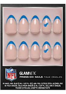 Detroit Lions Glamnetic Press On Nails Cosmetics