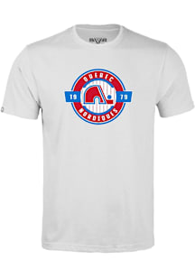 Levelwear Quebec Nordiques Youth White Richmond Jr Grail Short Sleeve T-Shirt