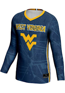 ProSphere West Virginia Mountaineers Navy Blue Vigor Volleyball Jersey