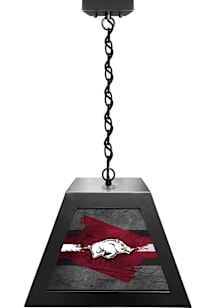 Arkansas Razorbacks Pendant Black Billiard Lamp