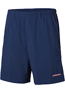 Columbia Arizona Wildcats Mens Navy Blue Heat Seal Backcast Shorts