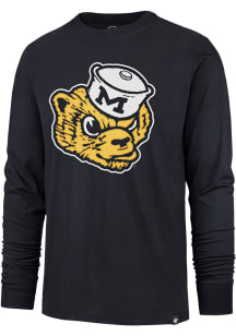 Mens Michigan Wolverines  47 Franklin Knockout Long Sleeve Fashion T Shirt