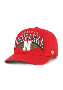 47 Red Nebraska Cornhuskers  Adjustable Hat