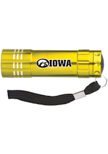 Yellow Iowa Hawkeyes Flashlight Keychain