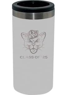 BYU Cougars Class of 2025 12oz Slim Stainless Steel Coolie