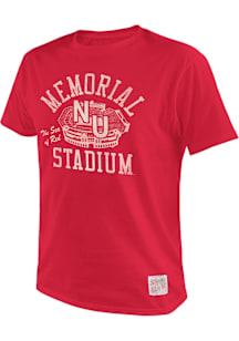 Original Retro Brand Nebraska Cornhuskers Red Memorial Stadium Short Sleeve Fashion T Shirt