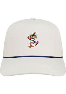 Toledo Mud Hens Caddy 5-Panel Rope Adjustable Hat - White