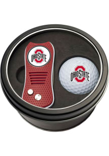 Red Ohio State Buckeyes Switchblade Golf Ball Golf Gift Set