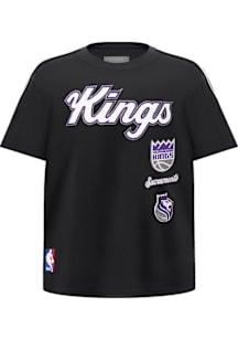 Pro Standard Sacramento Kings Boys Black Retro Classics Short Sleeve Fashion Tee