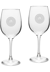 Drexel Dragons Thomas R. Kline School of Law 2 Piece Set Wine Glass - White