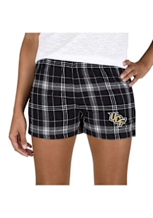 Concepts Sport UCF Knights Womens Ash Ultimate Flannel Shorts