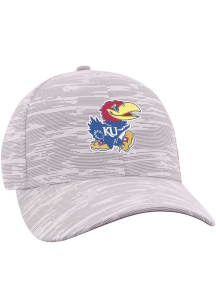 Kansas Jayhawks Streaker Adjustable Hat - White