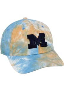 Michigan Wolverines Ashbury Tie Dye Adjustable Hat - Blue