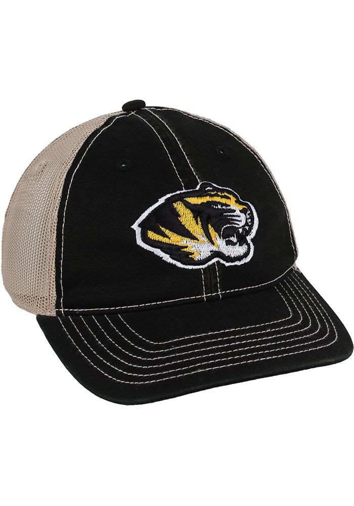 Missouri Tigers Wharf Meshback Adjustable Hat - Black