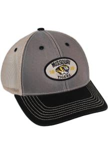 Missouri Tigers Troy 2T Meshback Adjustable Hat - Grey