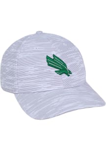 North Texas Mean Green Streaker Adjustable Hat - White