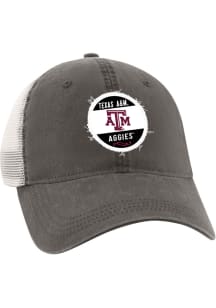 Texas A&amp;M Aggies Grey Captiva Meshback Youth Adjustable Hat