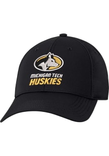 Michigan Tech Huskies Stratus Adjustable Hat - Black