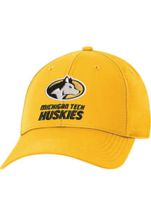 Michigan Tech Huskies Stratus Adjustable Hat - Yellow