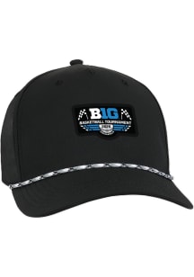 Big Ten Black 2025 Big Ten Basketball Tournament Alto Rope Adjustable Hat