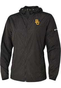 Columbia Baylor Bears Womens Black Heat Seal Prodigy Light Weight Jacket