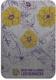 Western Illinois Leathernecks Floral Mousepad