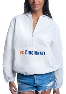 Lusso FC Cincinnati Womens Ivory Paige Light Weight Jacket