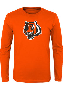Cincinnati Bengals Toddler Orange Primary Logo Long Sleeve T-Shirt