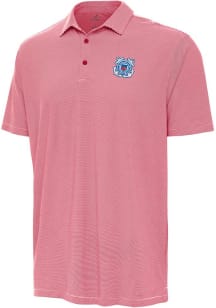 Antigua Coast Guard Mens Red Twine Short Sleeve Polo
