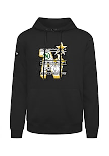 Levelwear Minnesota North Stars Mens Black Podium Acumen Long Sleeve Hoodie