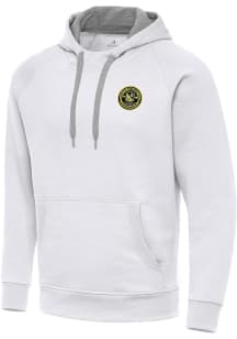 Antigua Pittsburgh Riverhounds SC Mens White Victory Long Sleeve Hoodie