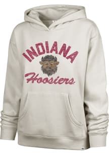 Womens Indiana Hoosiers Grey 47 Wrapped Up Hooded Sweatshirt