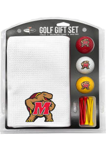 White Maryland Terrapins Microfiber 16x40 Golf Gift Set