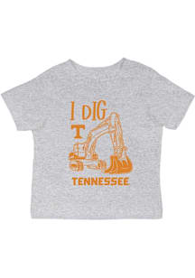 Vive La Fete Tennessee Volunteers Infant Excavator Short Sleeve T-Shirt Grey