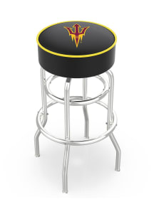 Arizona State Sun Devils Pitchfork Double-Ring Swivel Pub Stool - Black