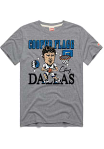 Cooper Flagg Dallas Mavericks Grey Signature Short Sleeve Fashion Player T Shirt