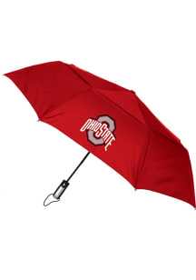 Red Ohio State Buckeyes Vented Wind Flow Umbrella