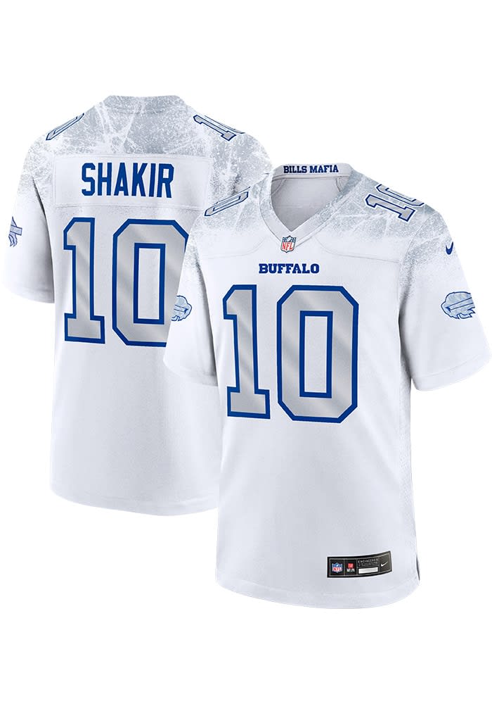 Khalil Shakir Buffalo Bills White Rivalry Jersey - 297188288